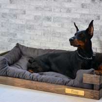 Лежанка для крупных собак с каркасом из дерева, в Москве