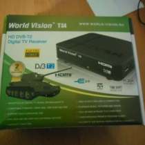 комплект спутникового ТВ World Vision USB DVB T2, в Краснодаре