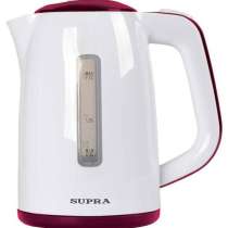 Чайник электрический Supra KES-1721N белый вишневый 1.7л, в г.Тирасполь