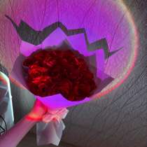 Букет роз из атласных лент, в Невинномысске