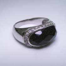 Серебряное кольцо в авантюрином, в Санкт-Петербурге