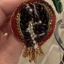 Брошь гранат ручная работа, в Батайске