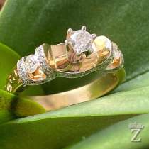 Золотое кольцо с бриллиантами, в Москве