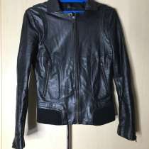 Фирменная кожаная куртка женская «Манго», в Миассе