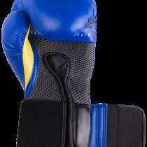 Перчатки боксерские Elite ProStyle P00001205, 14oz, к/з, синий, в Сочи