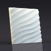 Гипсовые 3D панели - Волна диагональная мелкая, в Сочи