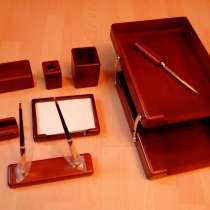 Набор канц-ский, 10 предм., красное дерево, новый, в Санкт-Петербурге