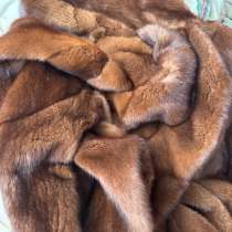 Норковая шуба в цвете орех, в Москве