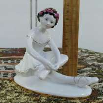 Фарфоровая статуэтка. Юная балерина Машенька - Дашенька, в Москве