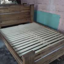 Продаю ! Деревянная кровать (Карагач) ! Новая !, в г.Бишкек