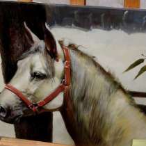 Лошадь, 50х60см, Картина маслом на холсте, Живопись художник, в Москве