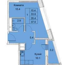 1-к квартира, улица Советская, дом 6, площадь 35,4 этаж 6, в Королёве