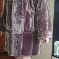 Шуба мутон. 60-62 размер, в Санкт-Петербурге