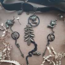 Серьги и чокер "Лиса", за два товара цена, в Кемерове