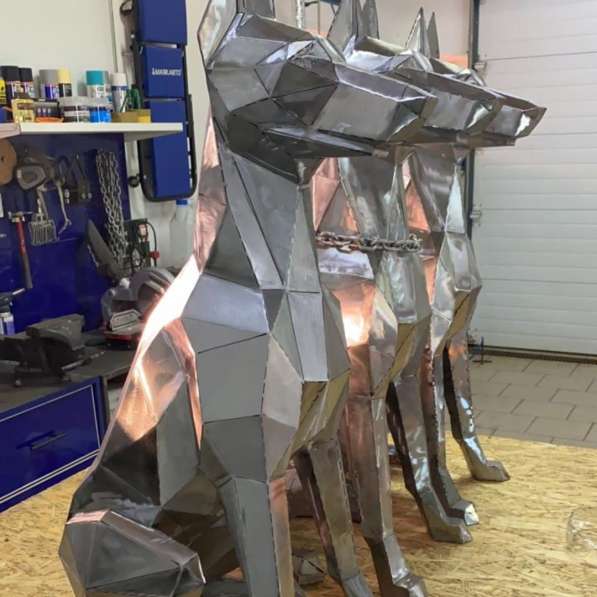 Полигональные фигуры из металла, готовые и на заказ в Уфе фото 10