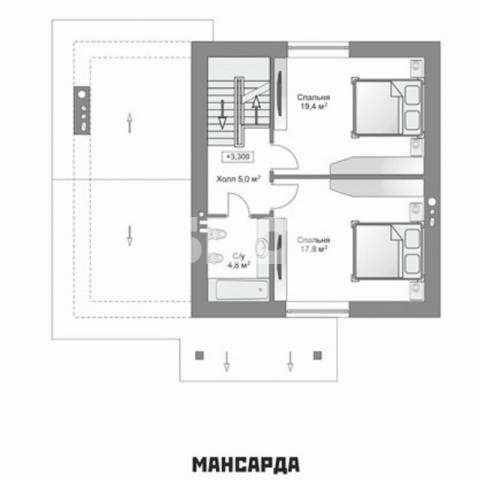 Продам коттедж в Москве. Жилая площадь 210 кв.м. 