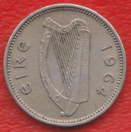 Ирландия 3 пенса 1964 г в Орле