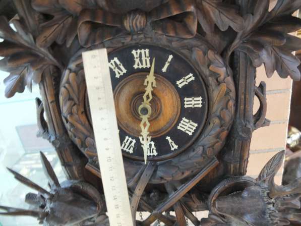 Часы охотничья тематика настенные в деревянном корпусе в Ставрополе фото 5