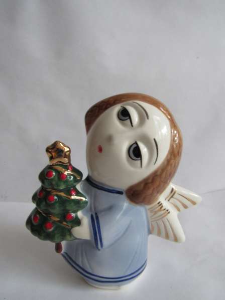 Ангел Рождество статуэтка авторская керамика Вербилки в Москве фото 3