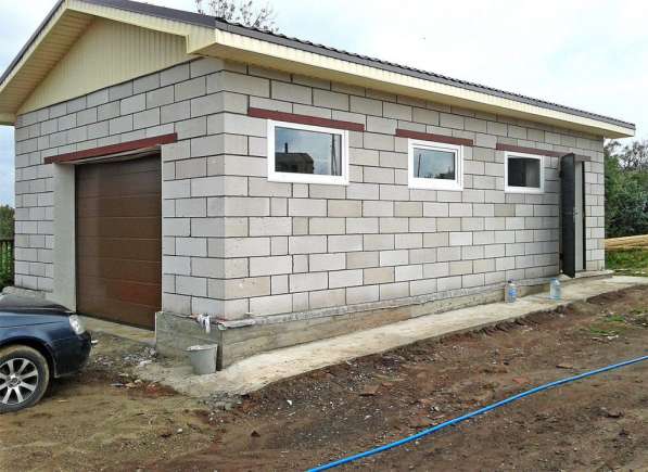 Строительство гаражей, фундамент монолитная плита, смотровая в Красноярске фото 4