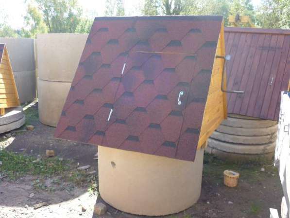 Колодезные домики, осиновый щит (донный фильтр) в Боровичах фото 4