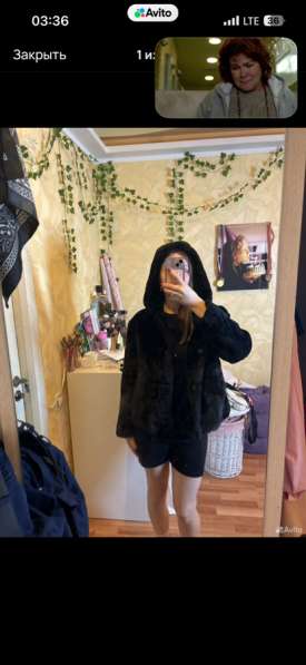 Шуба из искусственного меха