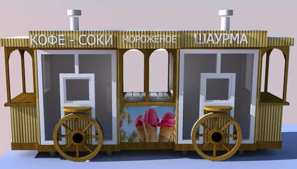 Изготовления киоска-карета от производителя в Ростове-на-Дону фото 8