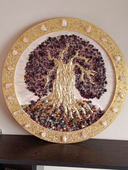 Картина из натуральных минералов