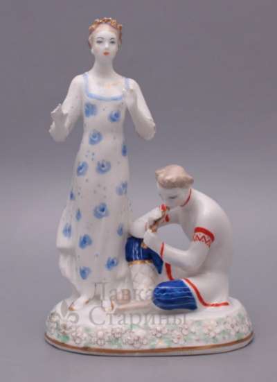 Статуэтка "Снегурочка и Лель"