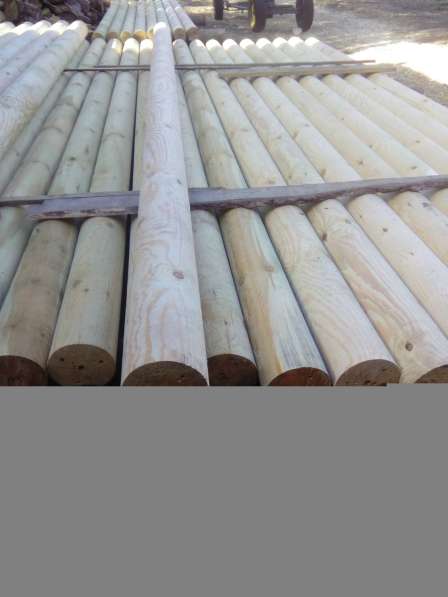 Производим бревно оцилиндрованное в фото 13