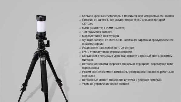 Fenix Кемпинговый фонарь Fenix CL25R в Москве фото 4