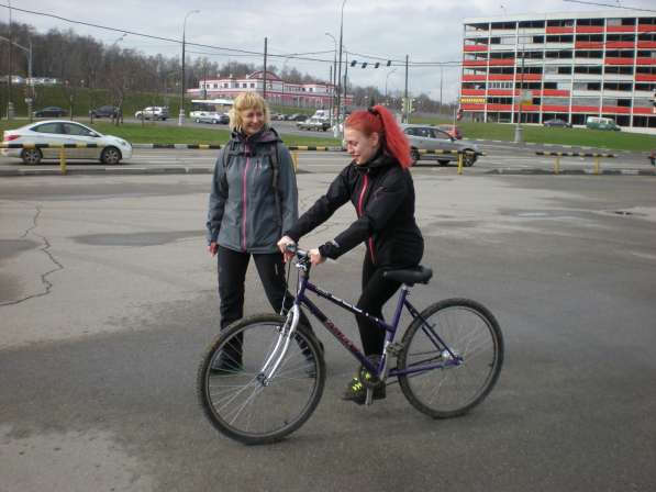 Обучение езде на велосипеде в Москве фото 10