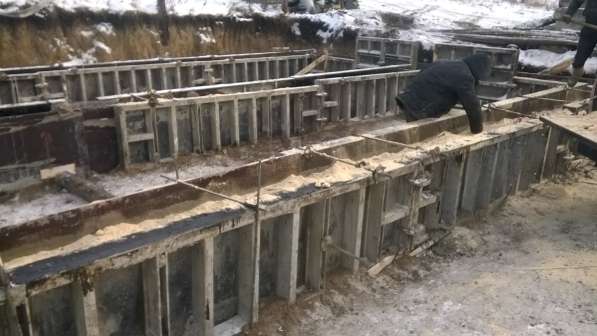 Септики дренажи- кессоны колодцы фундамент-зимой в Красноярске фото 6