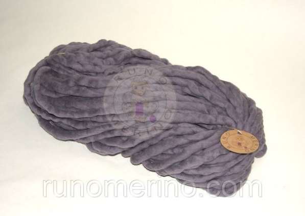 Толстая пряжа 100%шерсть цвет №28 МУССОН в фото 3