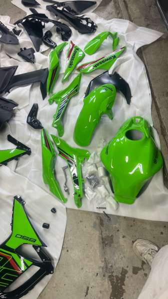 Комплект пластика на мотоцикл Kawasaki ex 650R в Санкт-Петербурге фото 7