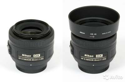 объектив Nikon Nikkor 35 mm 1.8