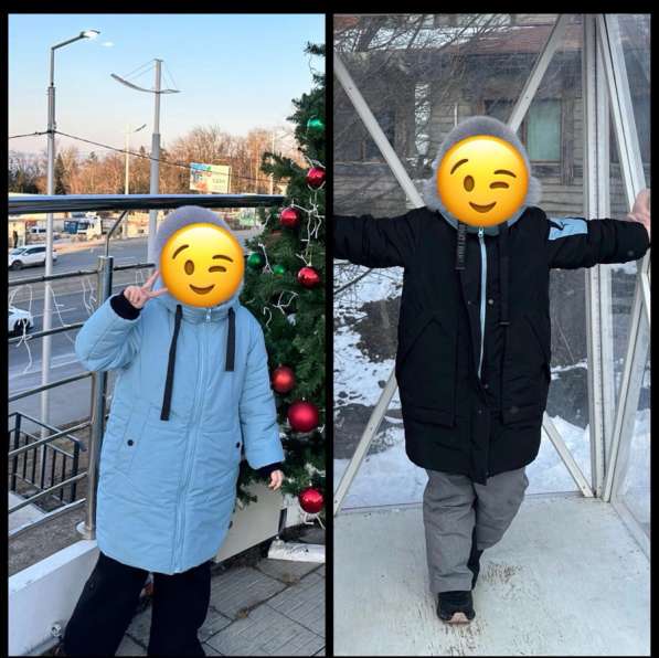 Куртка зимняя двусторонняя