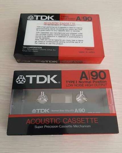 Аудиокассеты "TDK A90" в Москве