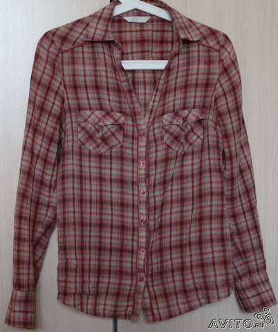 Блуза-рубашка, хлопок, Promod, р-44