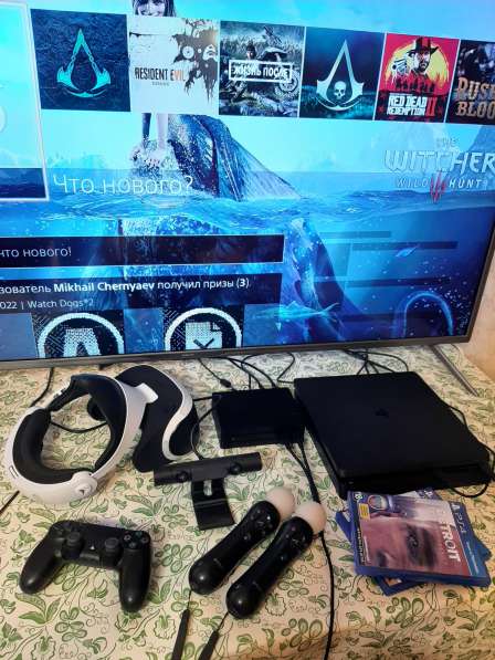 Sony PlayStation 4 Slim 1 tb + VR комплект