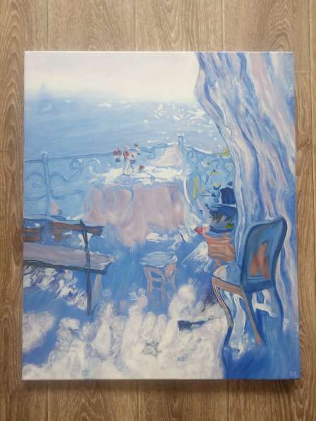 Картина "Терасса", 50х60см, холст, масло в фото 7