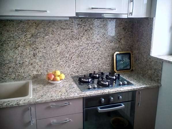 Столешницы для кухонь из натурального камня мрамор гранит в Бронницах фото 3