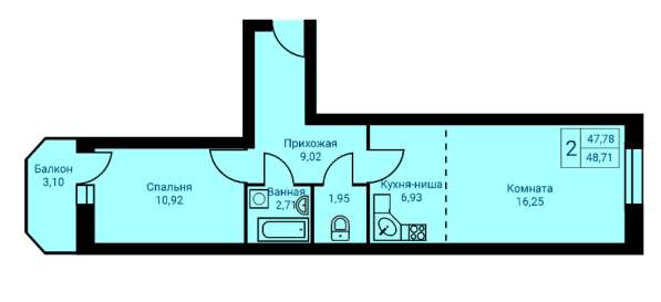 2-квартира Евро-стандарта, новый дом-сдан! Первоуральск в Первоуральске фото 10