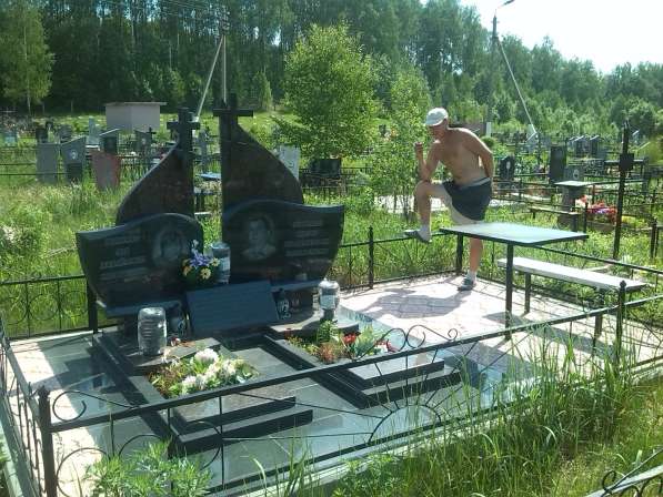 Благоустройство мест захоронений в фото 12