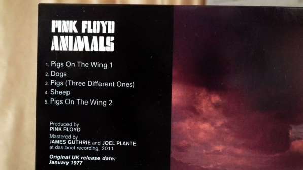 Pink Floyd. Animals.1977.2016.CD в Магнитогорске фото 9