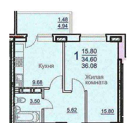 Продам однокомнатную квартиру в Краснодар.Жилая площадь 36 кв.м.Этаж 10.Дом монолитный.