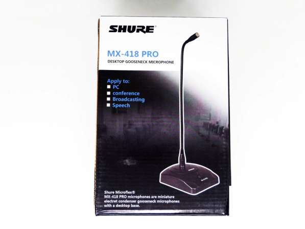 Радиомикрофон Shure MX418 Pro в фото 3