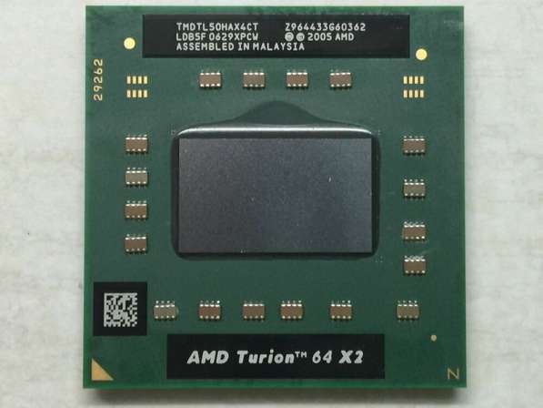 Ноутбучный AMD Turion 64 X2 TL-50