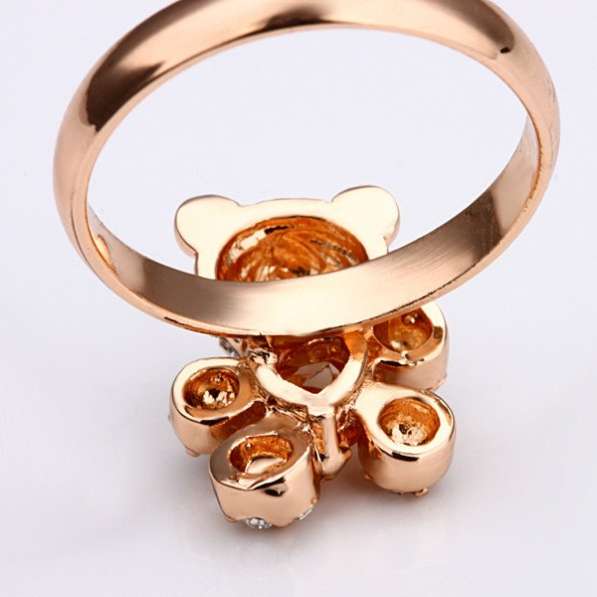 Кольцо (покрытие - розовое золото) в Перми фото 7