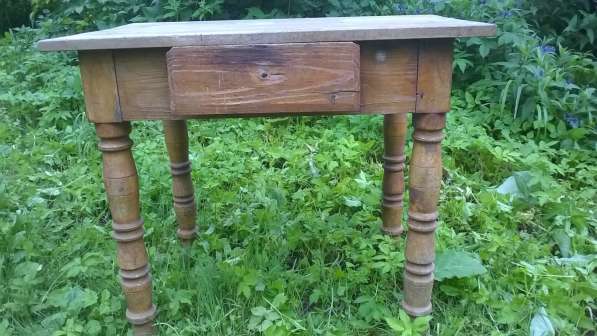 СТАРИННЫЙ СТОЛ 1960-х РУЧНАЯ РАБОТА в Смоленске фото 7